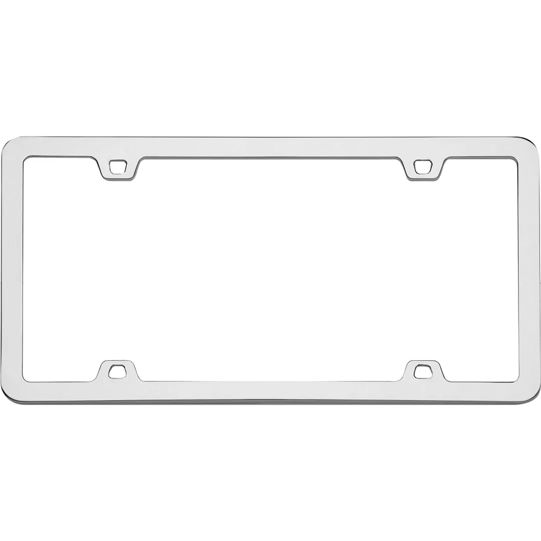 15030 – CRUISER License Plate Frame, Without Design Chrome Plated Die Cast Zinc